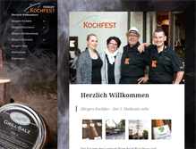 Tablet Screenshot of kochfest-lindau.de